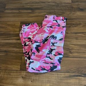 Pink Camo Pants (large)